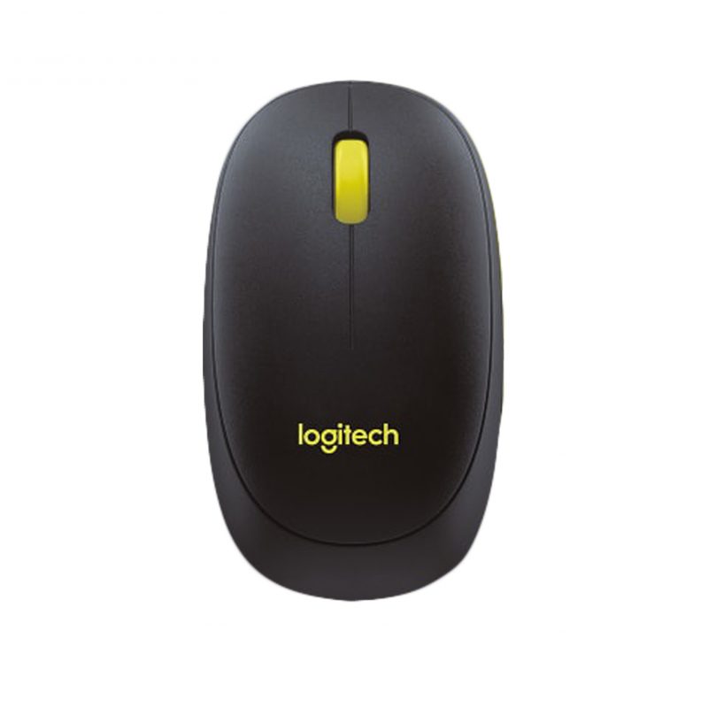 Logitech MK240 Black-Yellow Keyboard Mouse - ست ماوس و کیبورد لاجیتک مدل MK240 مشکی زرد