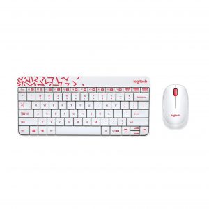 Logitech MK240 Wireless Keyboard & Mouse - ماوس و کیبورد لاجیتک MK240 بی سیم سفید